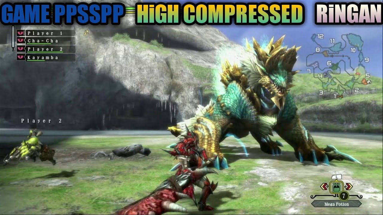 Download monster hunter freedom unite ppsspp high compressed